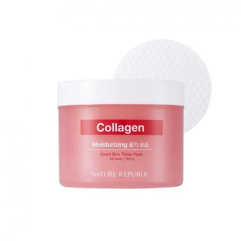 Nature Republic – Good Skin Collagen Ampoule Toner Pads