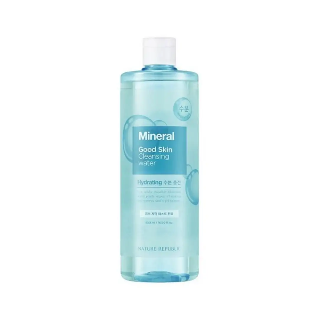 Promo ! NATURE REPUBLIC – GOOD SKIN MINERAL AMPOULE CLEANSING WATER 500 ML