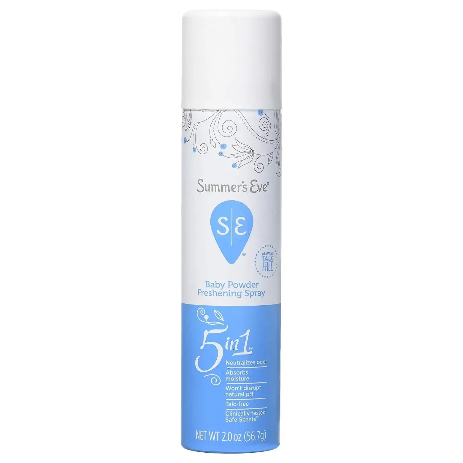 Summer’s Eve – Spray Doux Quotidien Poudre de Bébé