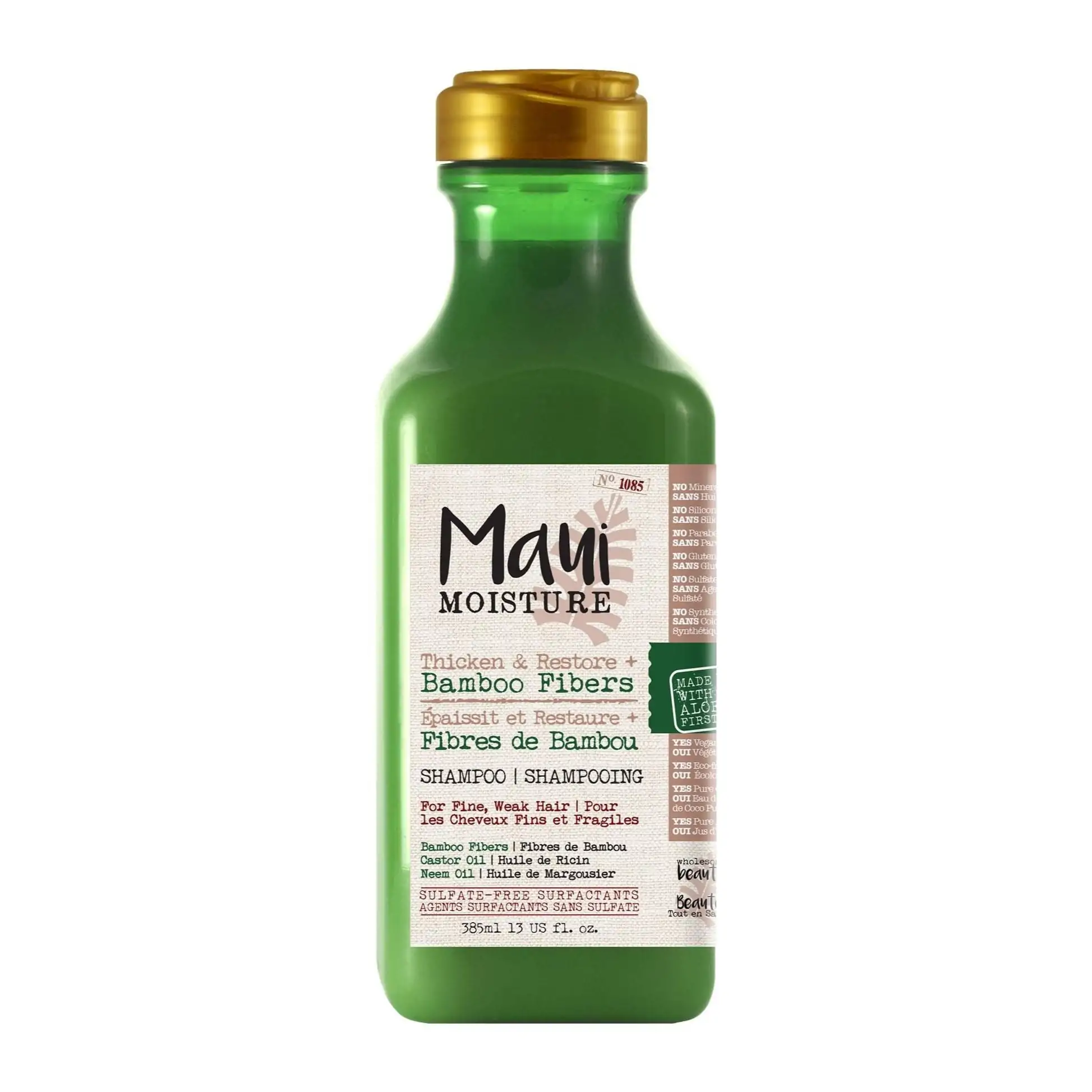 Maui Moisture Shampoo Bamboo Fibers for Weak Brittle Hair