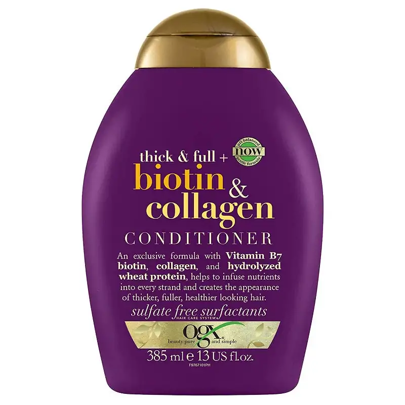 Promo ! OGX Thick & Full + Biotin & Collagen Conditioner 385 ML