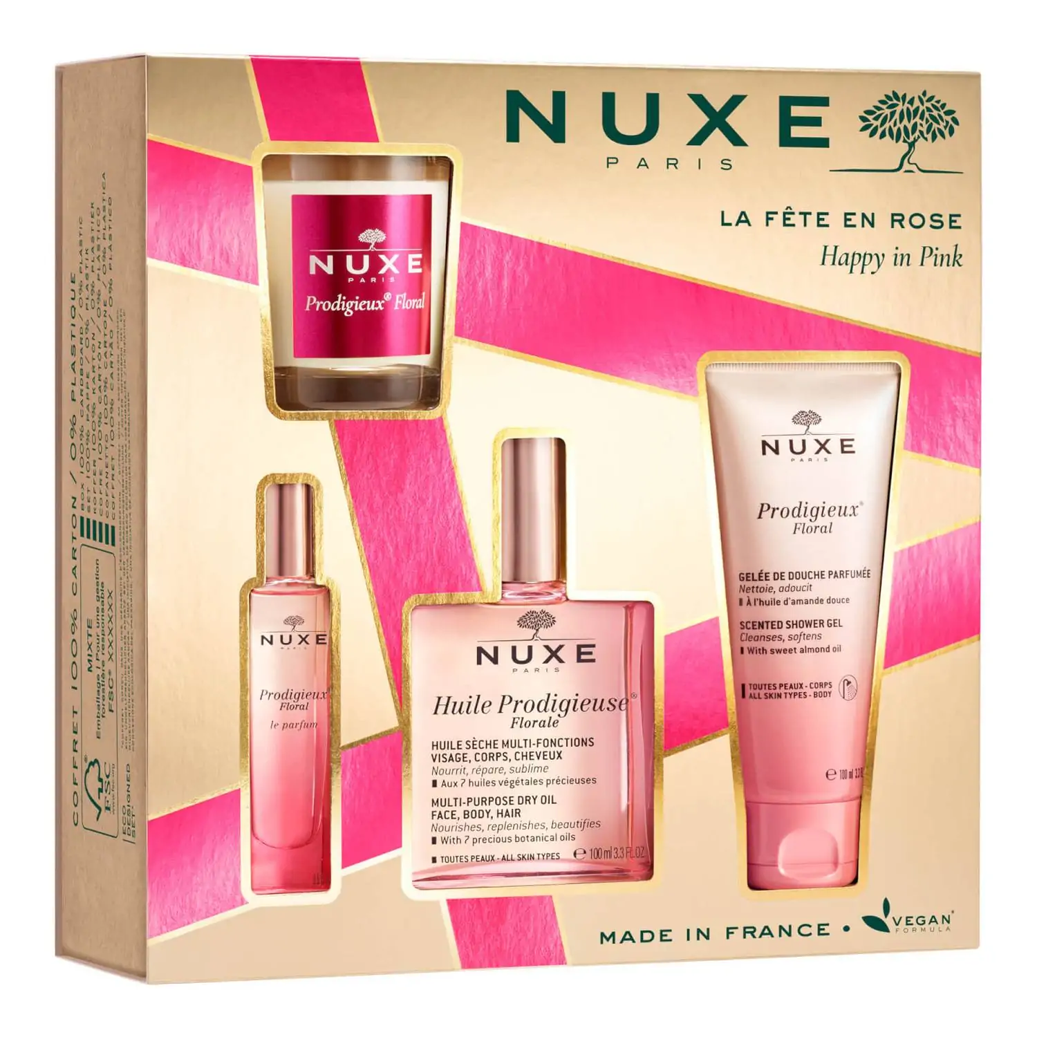 Promo ! NUXE Coffret La Fête en Rose