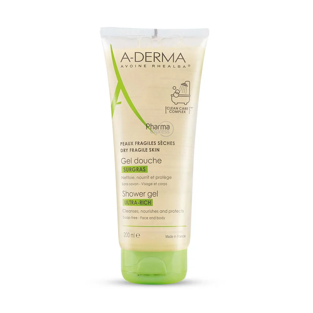 Promo ! A-Derma Gel Douche Surgras Ultra Rich 200ml