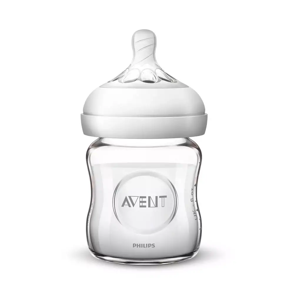 Promo ! AVENT Biberon En Verre Natural 120ml +0m scf051/17