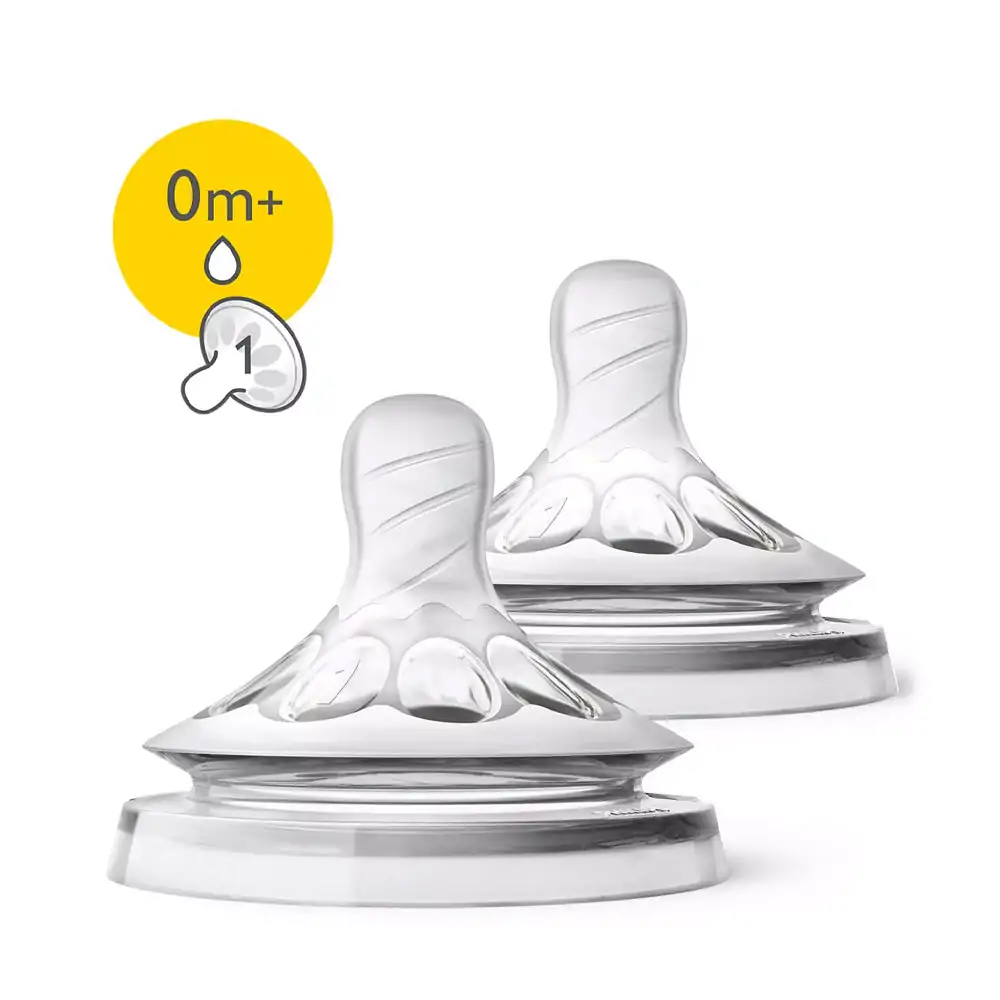 romo ! AVENT 2 Tétines Natural Nouveaux +0m scf041/27