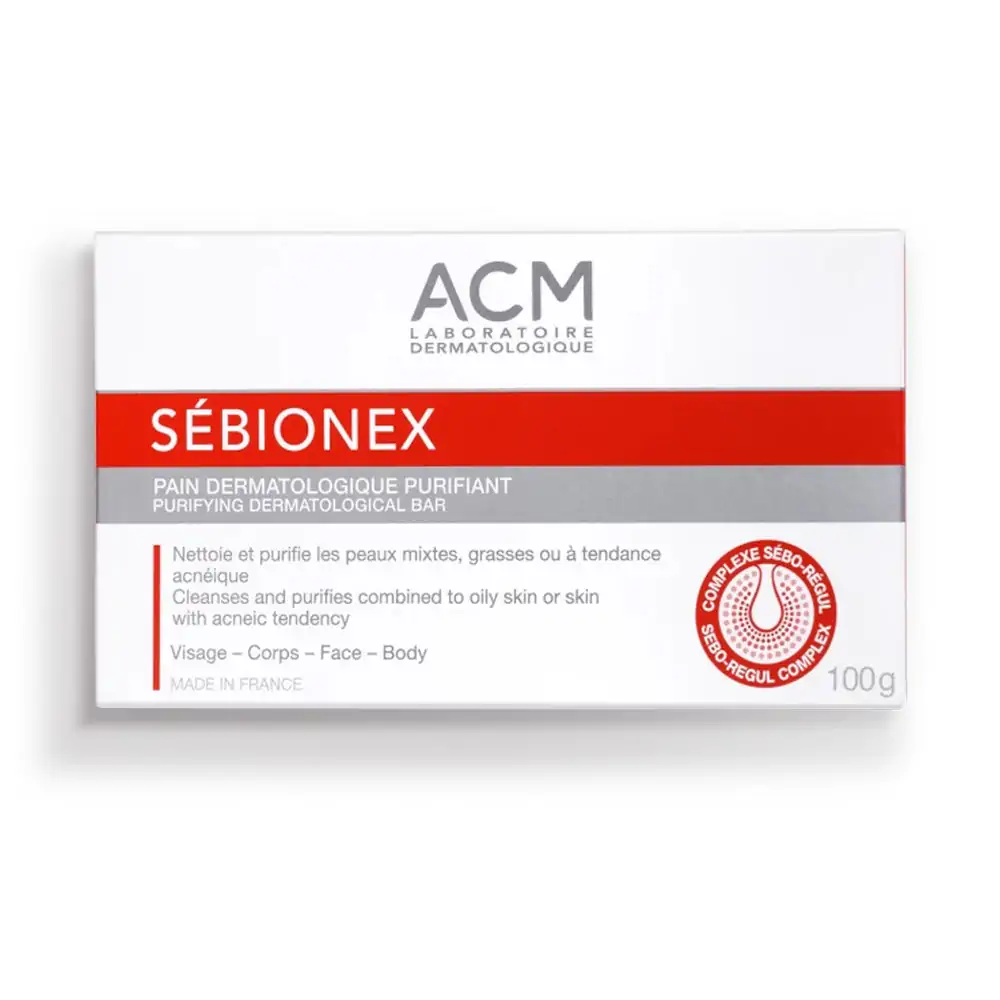 Promo ! Acm Sébionex Pain Dermatologie Purifiant 100g