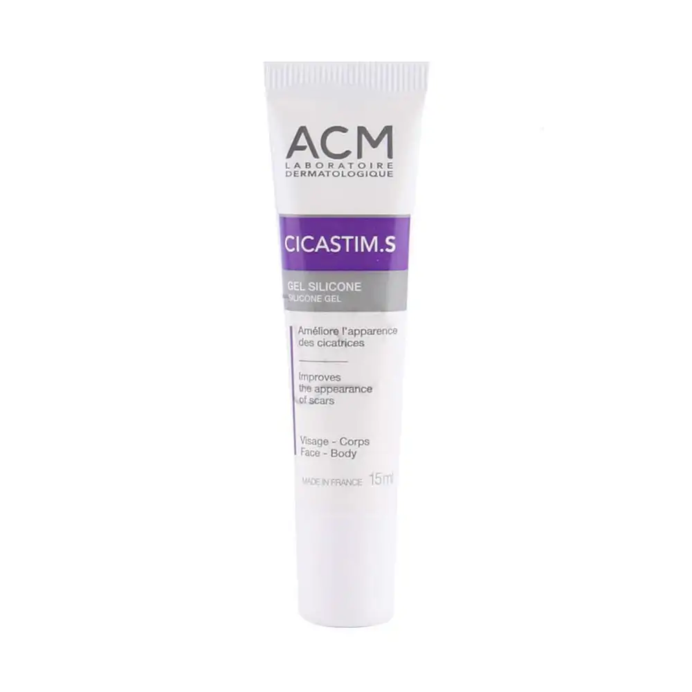 Promo ! Acm Cicastim S Gel Silicone Cicatrisation Visage Et Corps 15ml