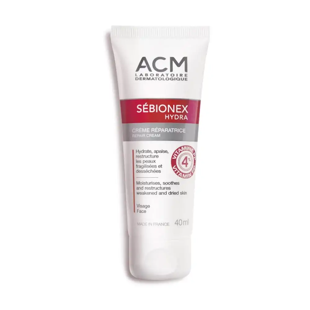 Promo ! Acm Sébionex Hydra Crème Réparatrice Visage Peaux Fragilisées Et Desséchées 40ml
