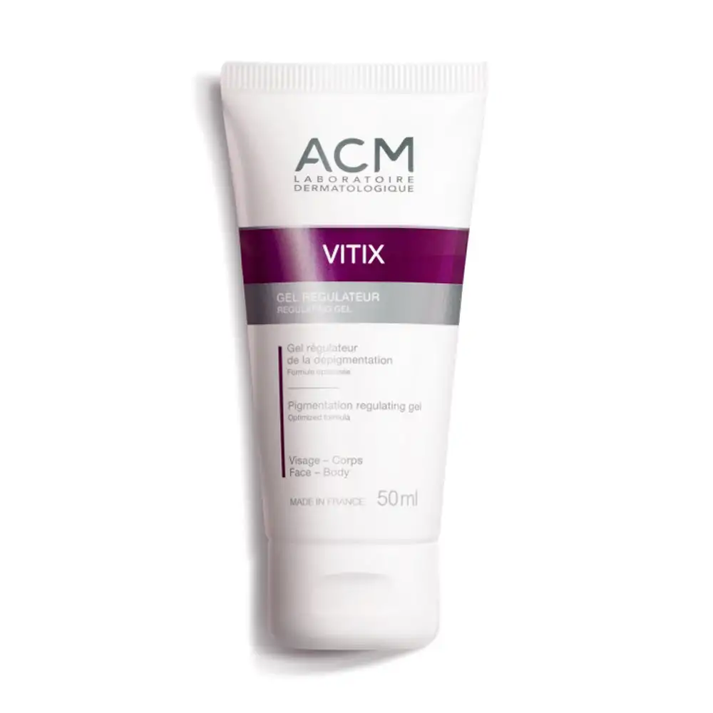 Promo ! Acm Vitix Gel Régulateur De La Dépigmentation Visage Et Corps 50ml