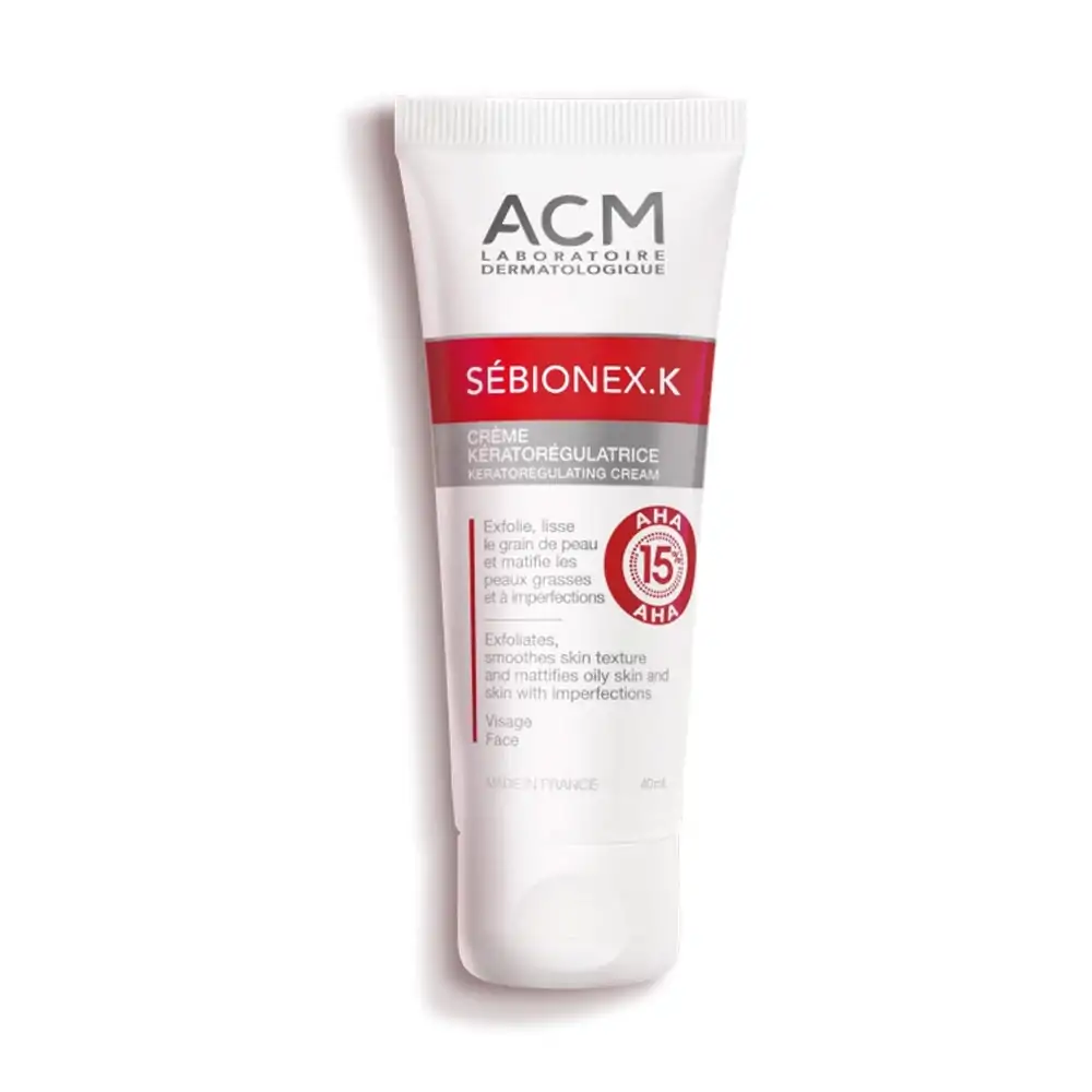 Promo ! Acm Sébionex K Crème Visage Peaux Grasses À Imperfections 40ml