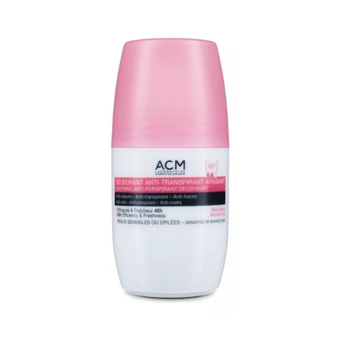 Promo ! ACM DEODORANT ANTI TRANSPIRANT APAISANT 48H 50 ML