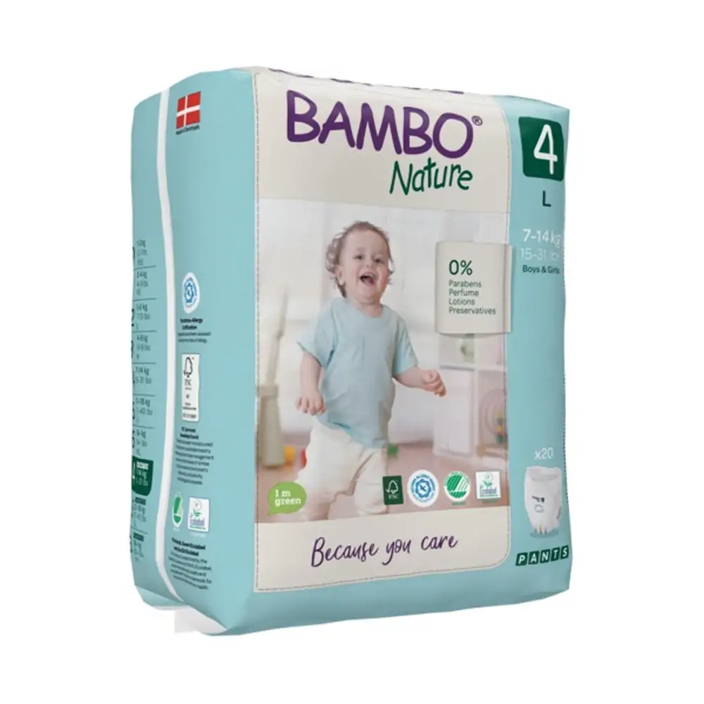 Promo ! Bambo Nature 48 Couches Ecologiques Jumbo t4 l 7-14kg