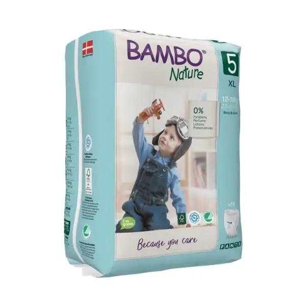 Promo ! Bambo Nature 19 Culottes D’apprentissage t5 xl 12-18kg