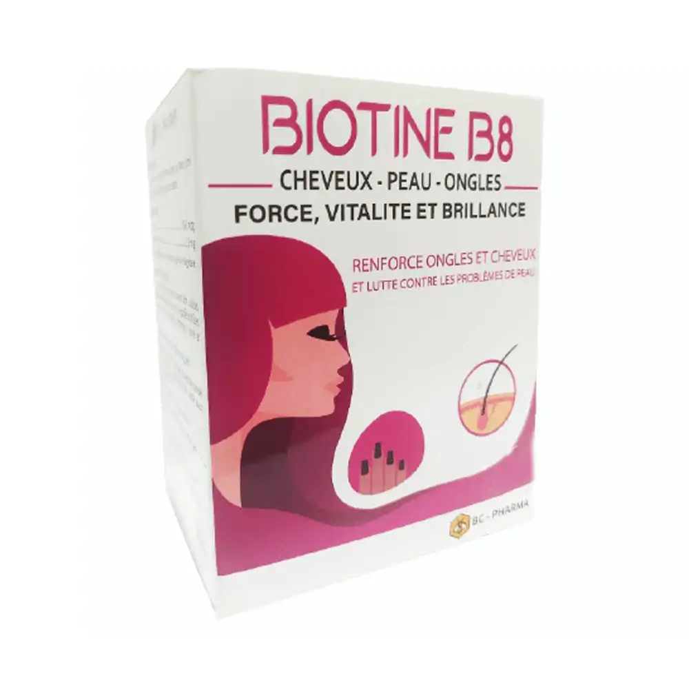 Promo ! BC-Pharma Biotine B8 Formule Fortifiante 80 Gélules