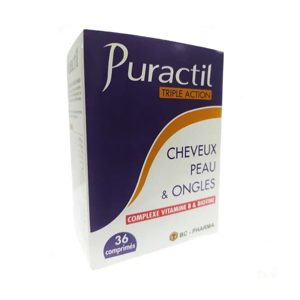 Promo ! BC-Pharma Vitamine B & Biotine Puractil 36 Comprimés