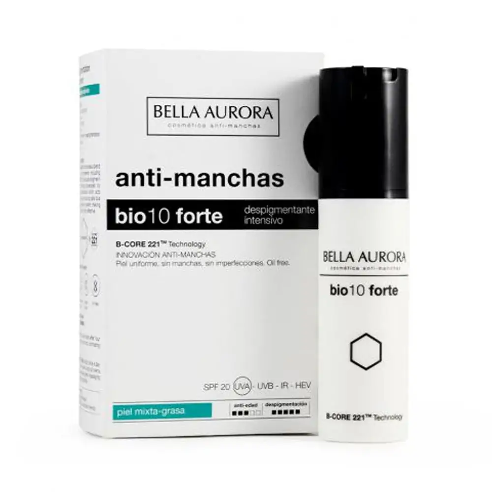 Promo ! Bella Aurora Bio10 Forte Pigment Stop Peau Mixte à Grasse 30ml