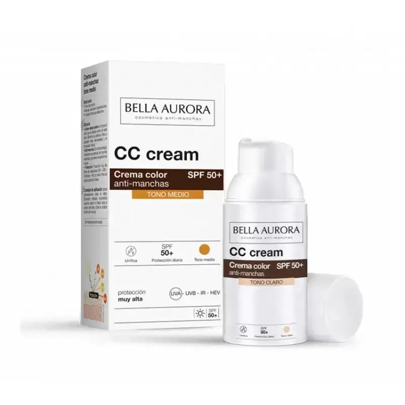 Promo ! BELLA AURORA CC Crème Anti-Taches Spf 50+
