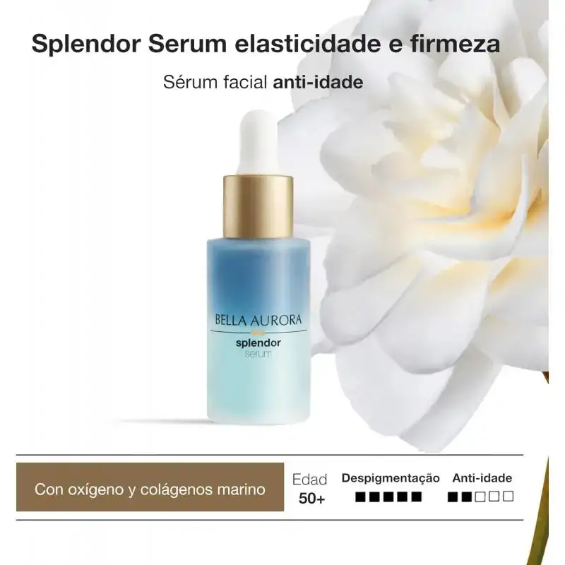 Promo ! BELLA AURORA SPLENDOR SERUM ELASTICITE + FERMETE 30ML