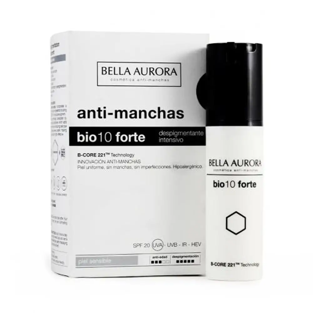 Promo ! Bella Aurora Bio10 Forte Pigment Stop Peau Sensible 30ml
