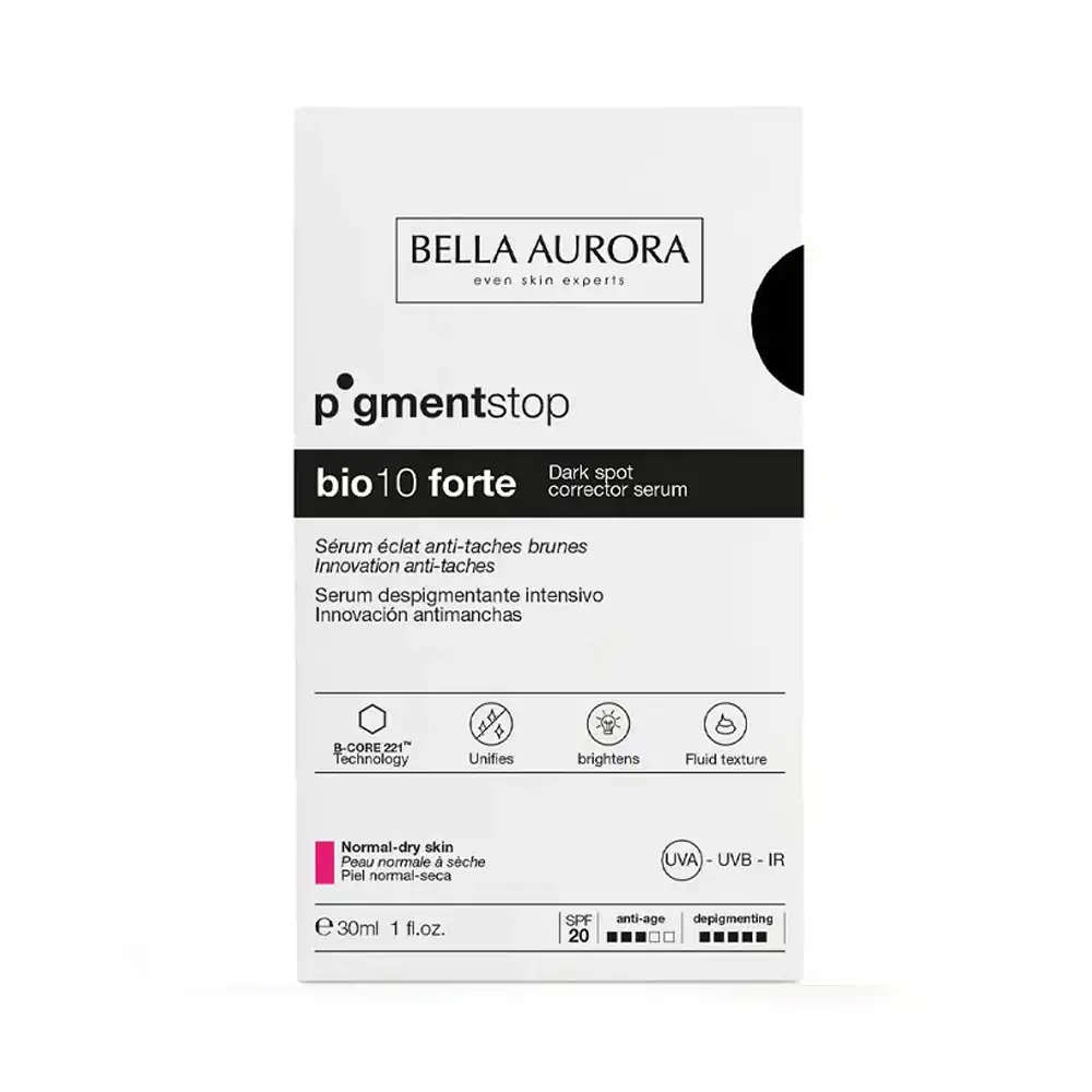 Promo ! Bella Aurora Bio10 Forte Pigment Stop Peau Normale à Sèche 30ml