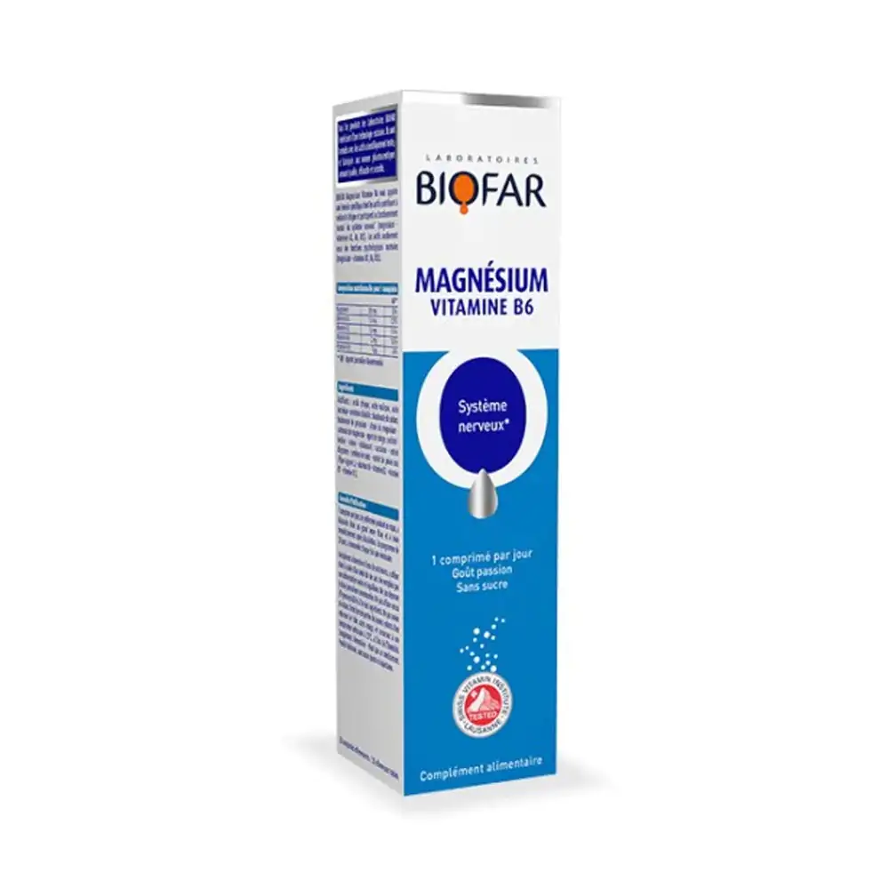 Promo ! Biofar Magnésium B6+B2 20 Capsules