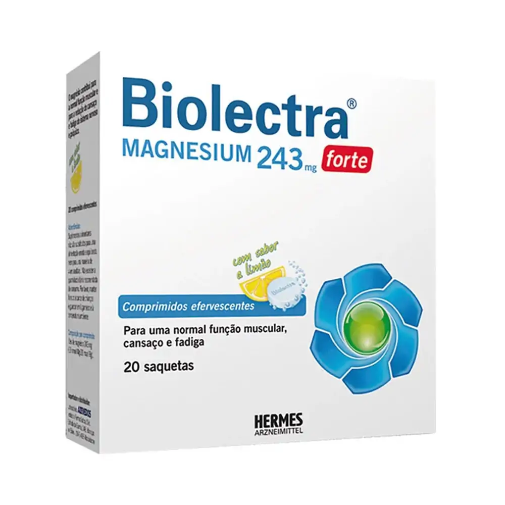 Promo ! Biolectra Magnesium Forte 20 Comprimés 243mg