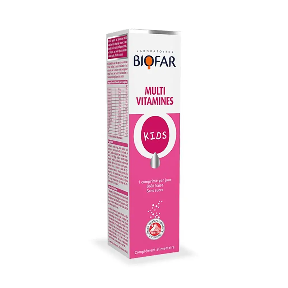 Promo ! Biofar Multivitamines Kids 20 Comprimés