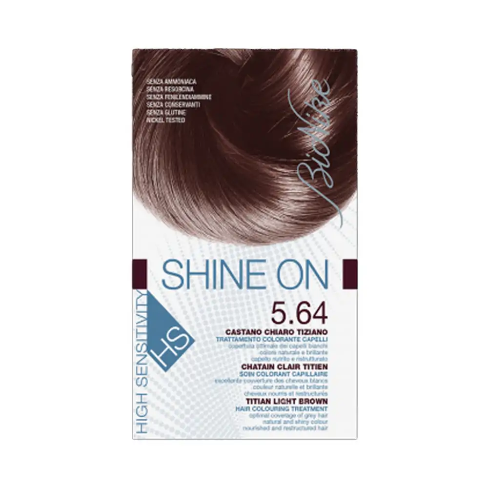 Promo ! Bionike Shine On 5.64 Chatain claire Soin Colorant Capillaire