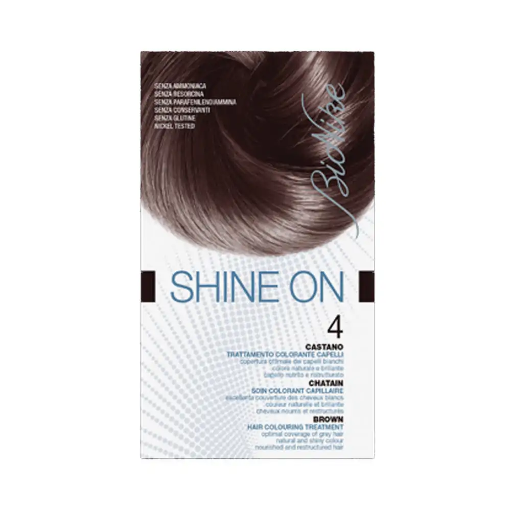 Promo ! Bionike Shine On 4 Chatain Soin Colorant Capillaire