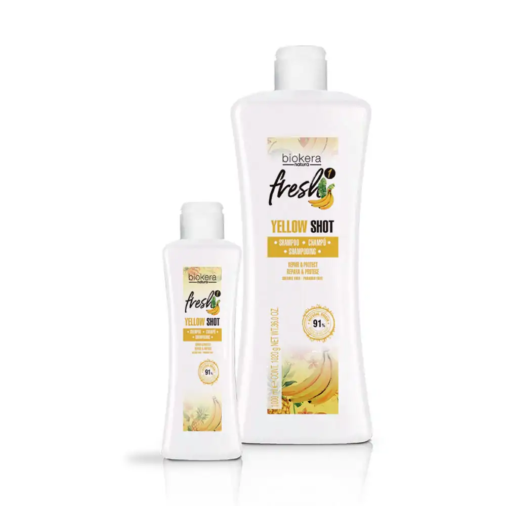 Promo ! Biokera Fresh Yellow Shot Shampoing 300ml