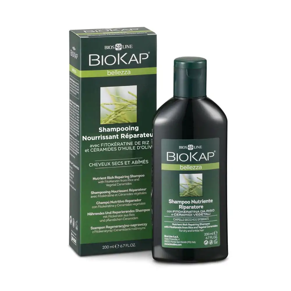 Promo ! Biokap Shampooing Nourrissant Et Réparateur Cheveux Secs 200ml