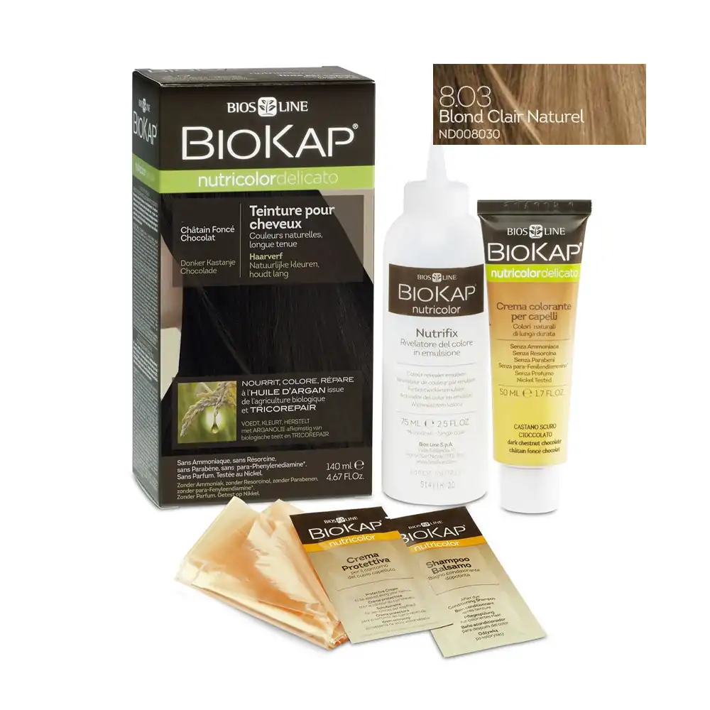 Promo ! Biokap Nutricolor Delicato 8.64 Titian rouge 140 ml