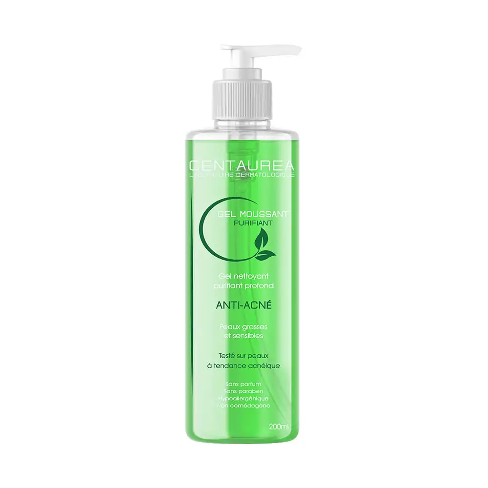 Promo ! Centaurea Gel Moussant Purifiant Anti-Acne 200ml