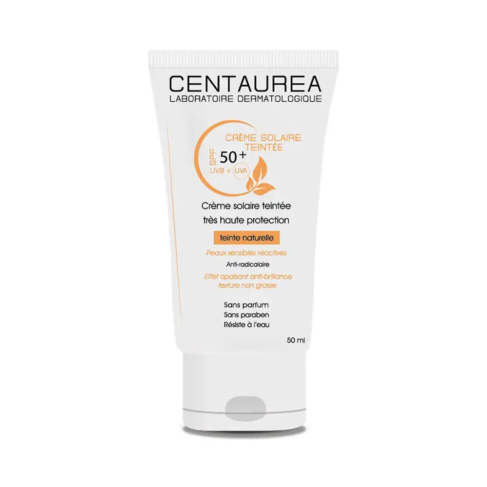 Promo ! Centaurea Crème Solaire Teintée SPF 50+ 50ml