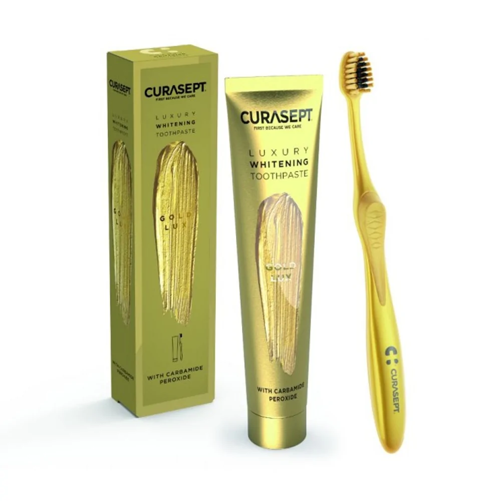 Promo ! Curasept Gold Luxury Whitening dentifrice 75ml