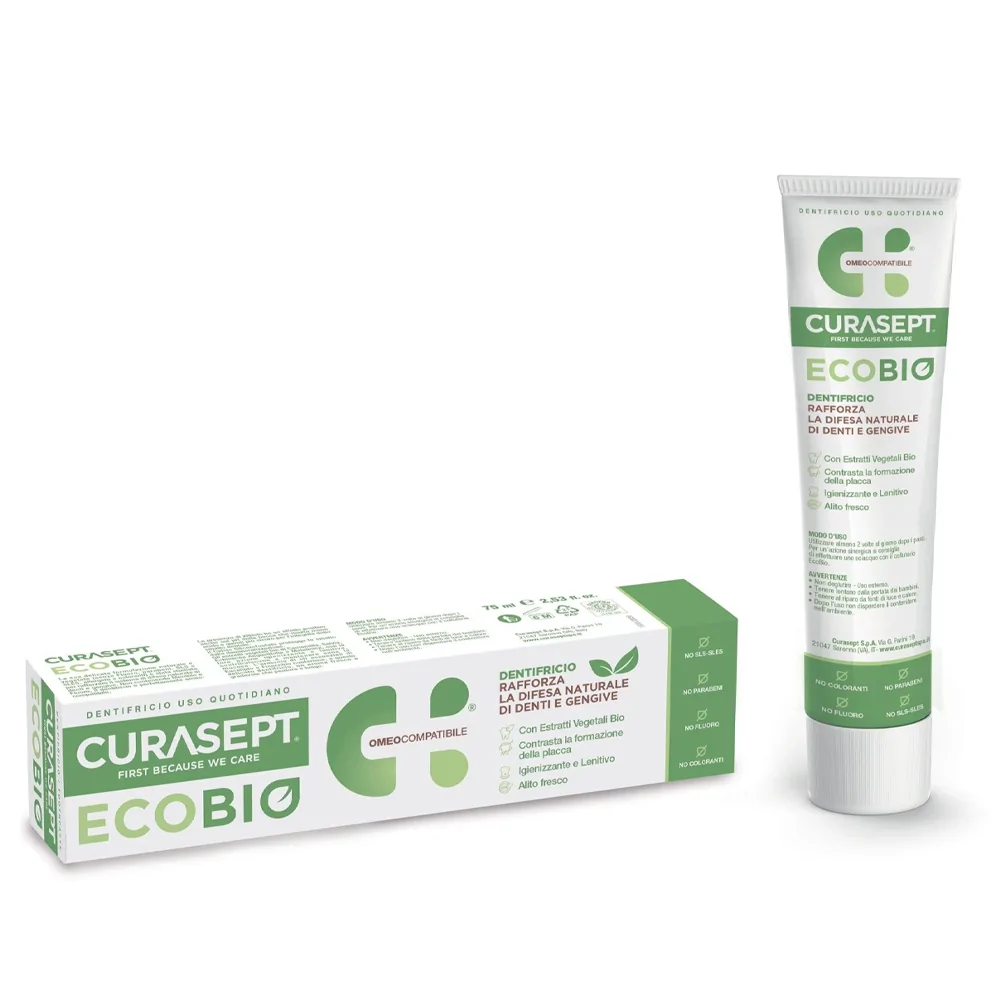Promo ! Curasept EcoBio Dentifrice naturel 75ml