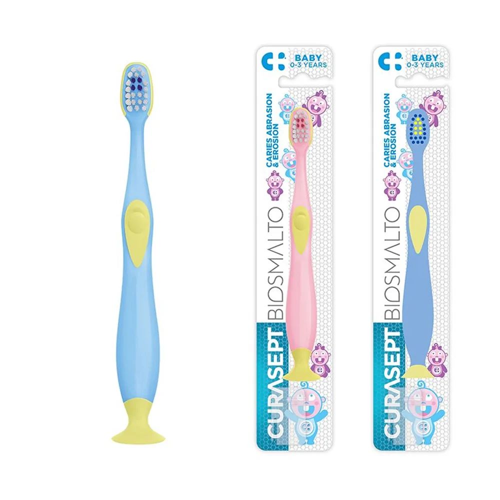 Promo ! Curasept Biosmalto Baby 0-3 ans Brosse à dents