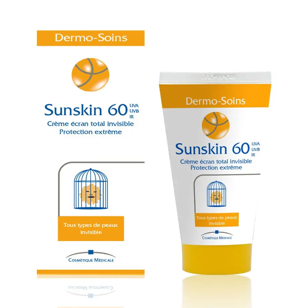 Promo ! Sunskin 60 Crème Solaire 50ml