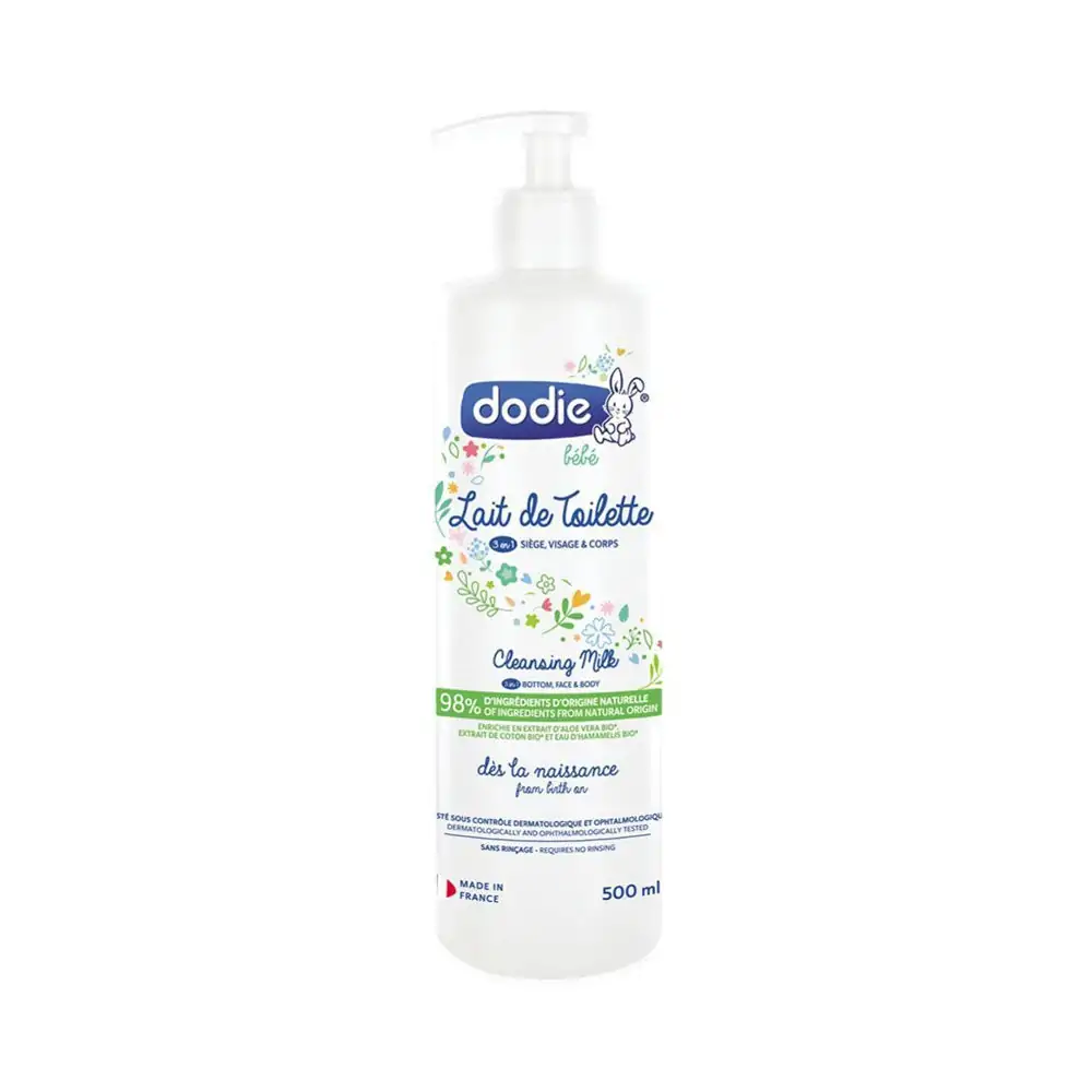 Promo ! Dodie Lait de toilette 3 en 1 500ml