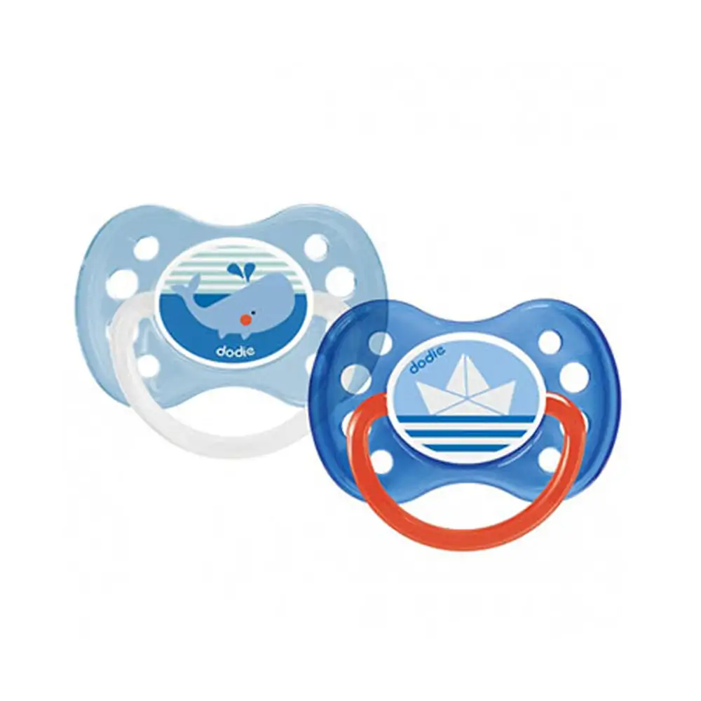 Promo ! Dodie 2 Sucette Anatomique Duo Mer +6m A14