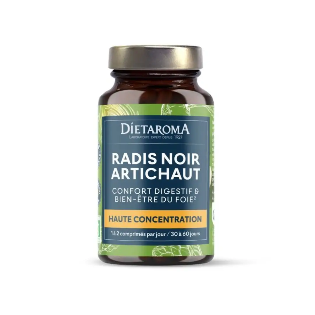 Promo ! Dietaroma Radis Noir Artichaut 60 Comprimés