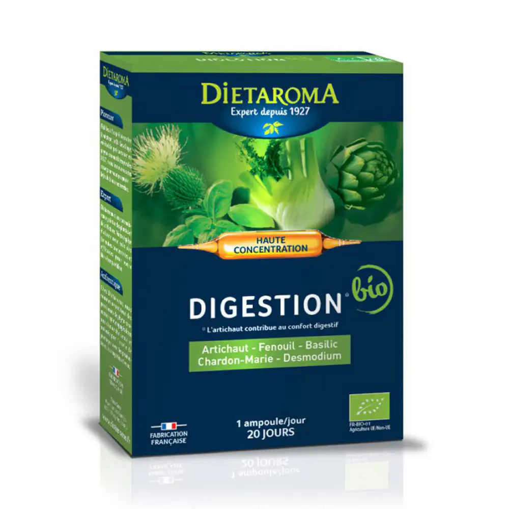 Promo ! Dietaroma Digestion 20 Ampoules*10ml
