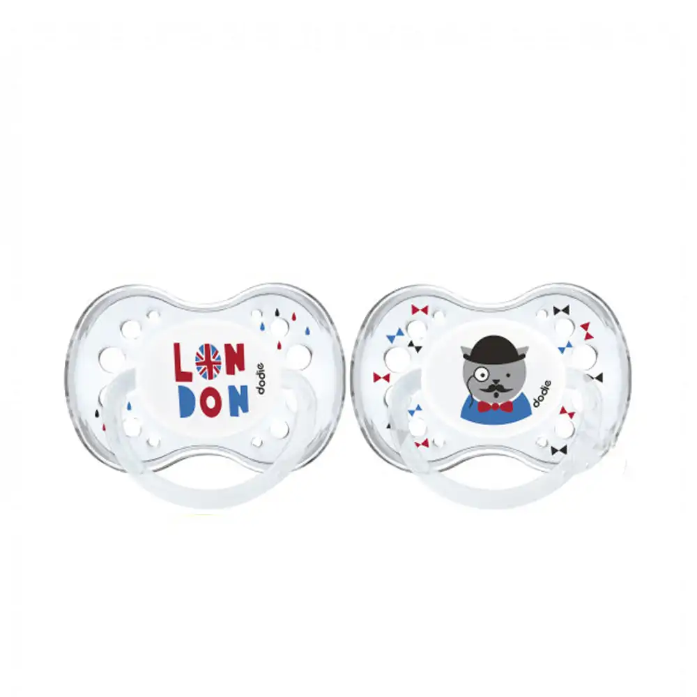 Promo ! Dodie 2 Sucettes Anatomique Londres +18m A90