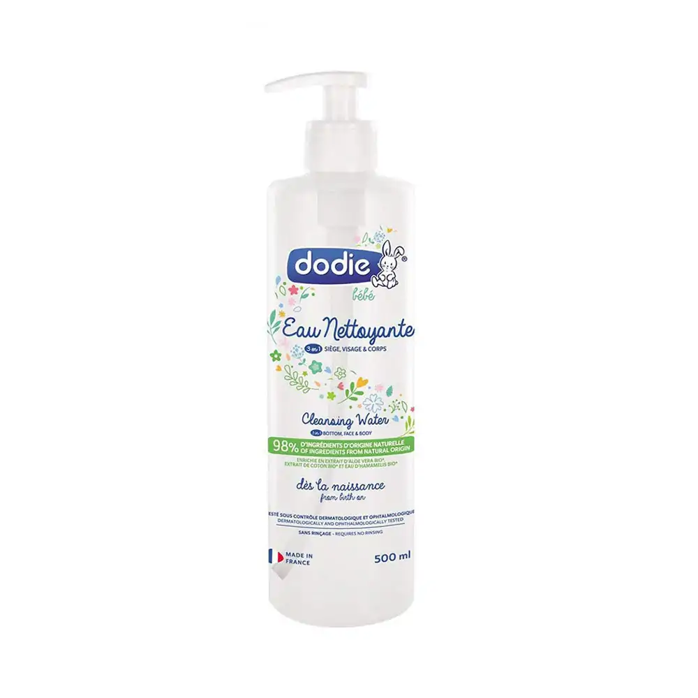 Promo ! Dodie Eau Nettoyante Bébé 3en1 500ml
