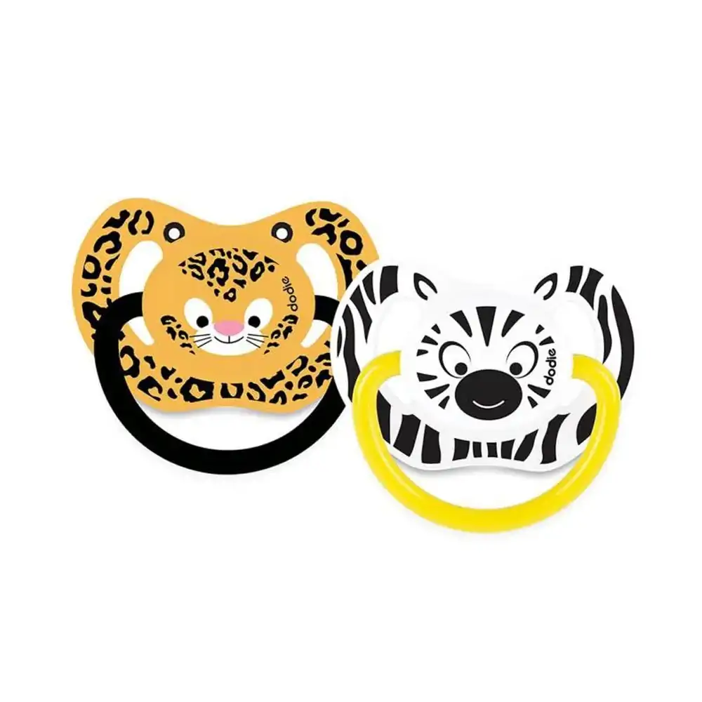 Promo ! Dodie 2 Sucettes Physiologiques Jour et Nuit Jungle +6m P67