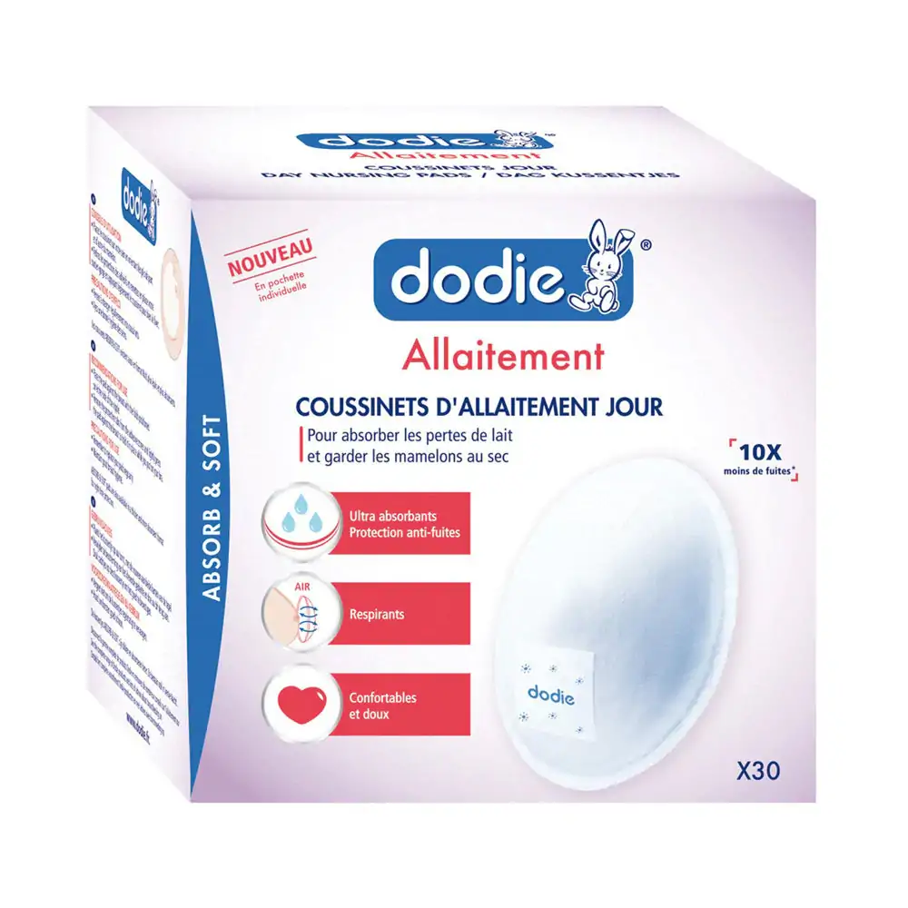 Promo ! Dodie Coussinets D’allaitement Jour Ultra Fins 30 Pièces