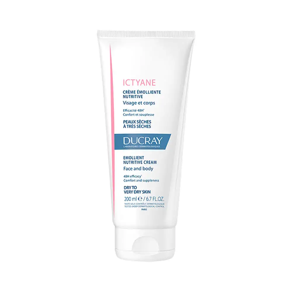Promo ! Ducray ICTYANE Crème Émolliente Nutritive 200ml
