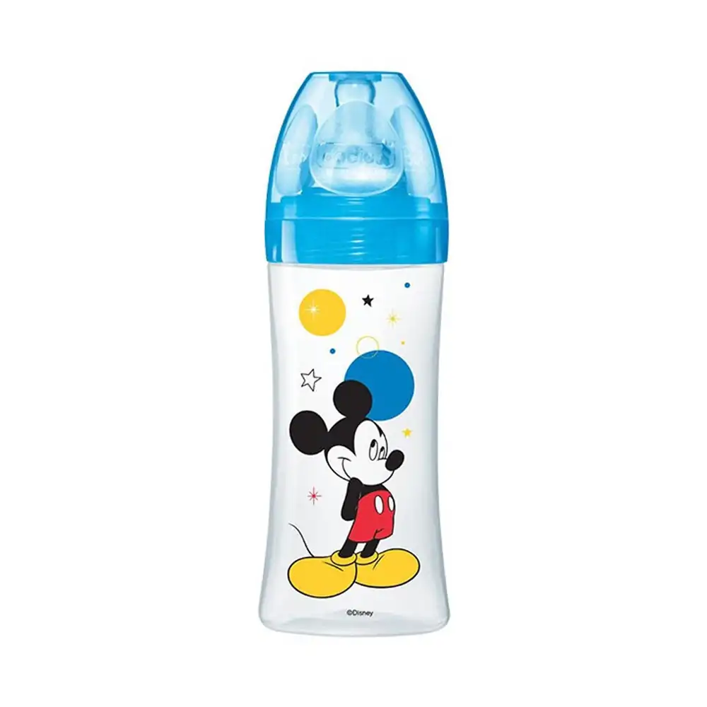Promo ! Dodie Biberon Initiation+ Anti-Colique Mickey +6m 330ml