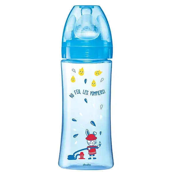Promo ! Dodie Biberon Initiation+ Décore Tétine D3 330ml