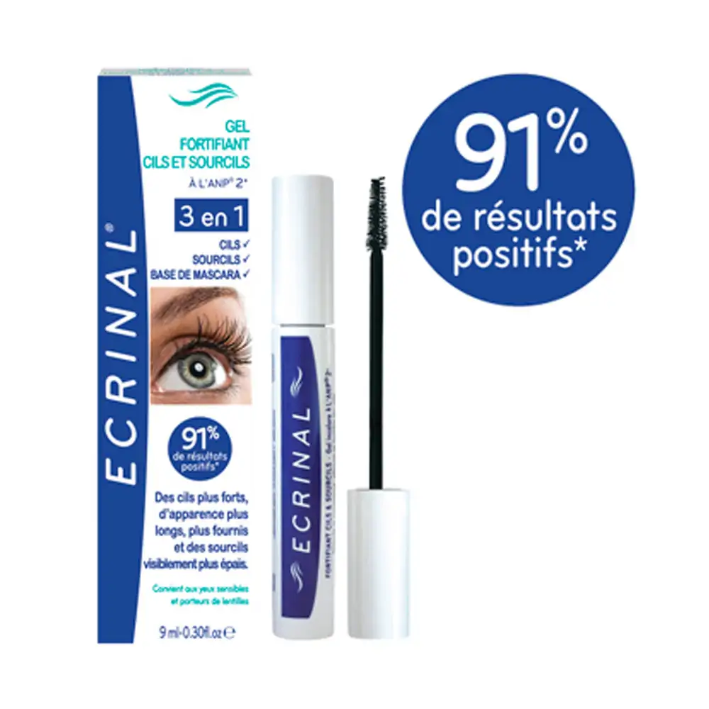 Promo ! Ecrinal ANP 2+ Fortifiant Cils Et Sourcils Gel Incolore 8ml